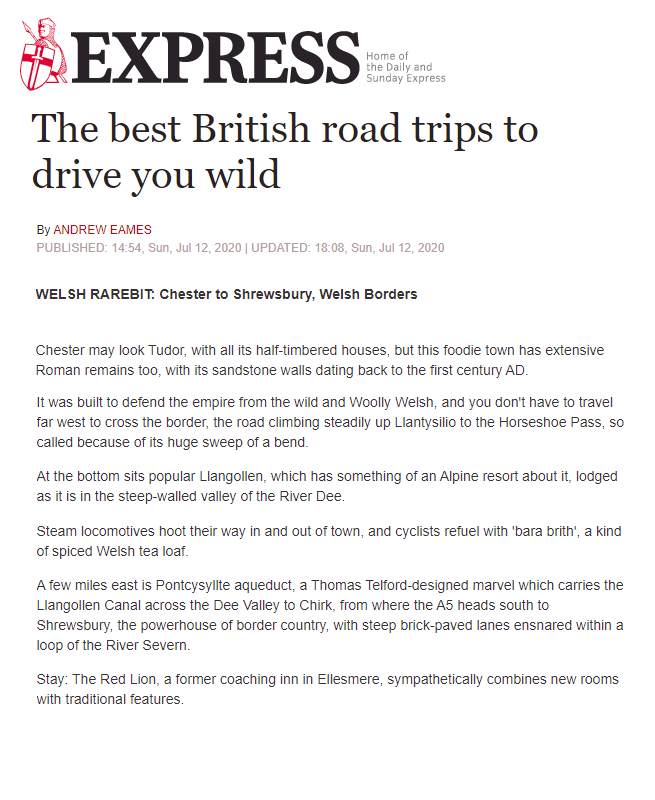 Express: The best British road trips to drive you wild